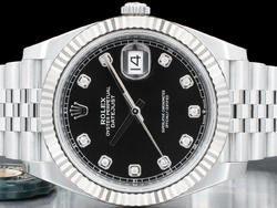 Rolex Datejust 41 Nero Jubilee 126334 Royal Black Onyx Diamanti